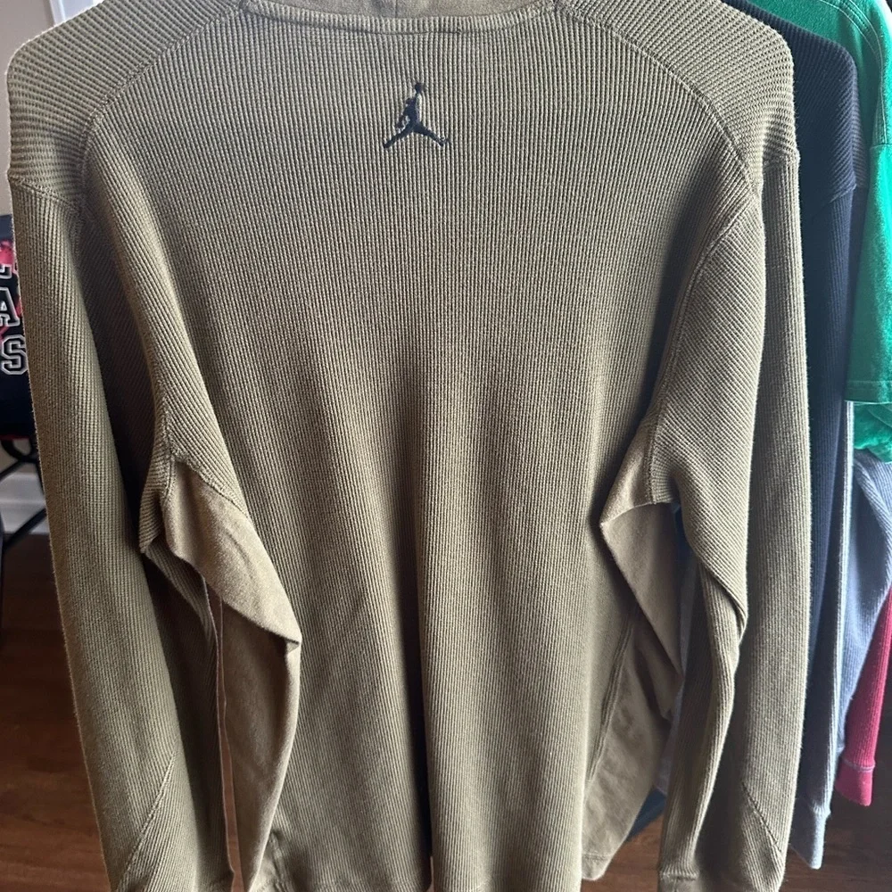 Jordan Olive Green Men's Sweater